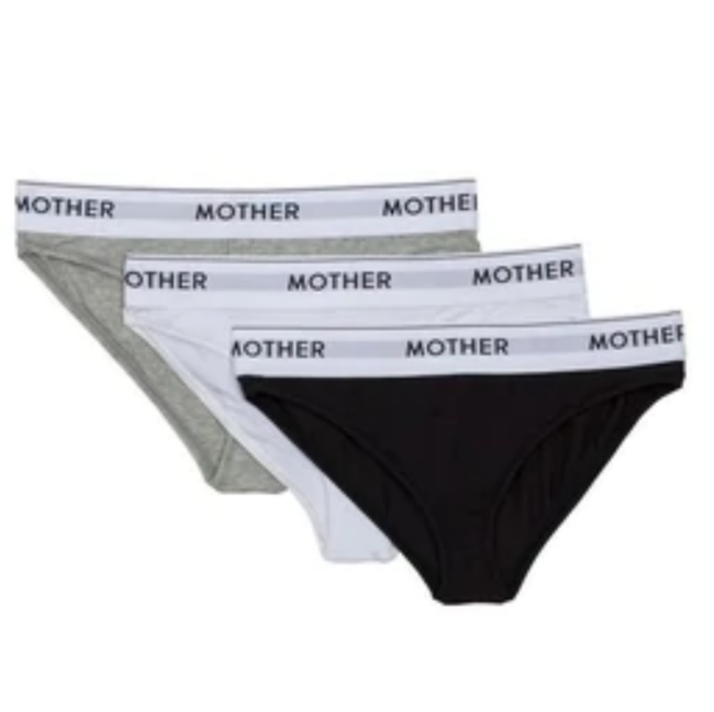 MOTHER DENIM The Drawers (3 Pack) Bikini Panties